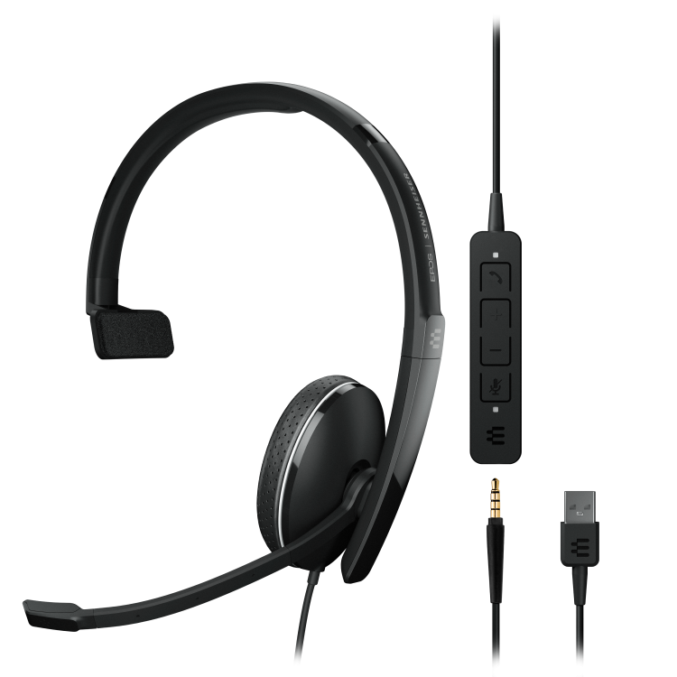 EPOS Adapt 135 II USB-A and 3.5mm jack Monaural Headset EPOS Adapt 135 II USB-A and 3.5mm jack Monaural Headset